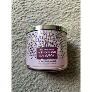Brand New Bath and Body Works 3-Wick Candle A Thousand Wishes